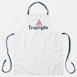 Triangle Stacked Logo Apron