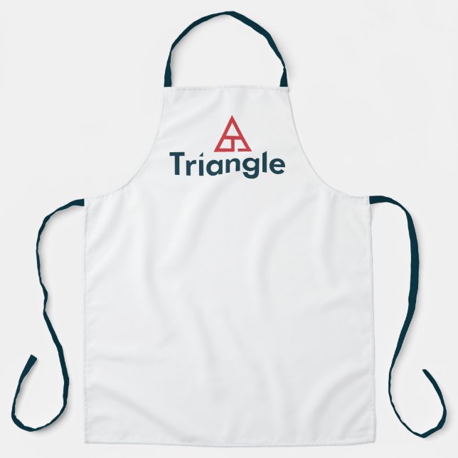 Triangle Stacked Logo Apron (Front)