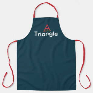 Triangle Stacked Logo Apron