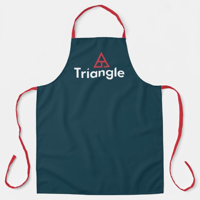 Triangle Stacked Logo Apron (Front)