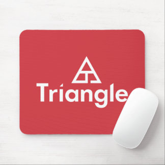 Triangle Stacked Logo Mouse Pad