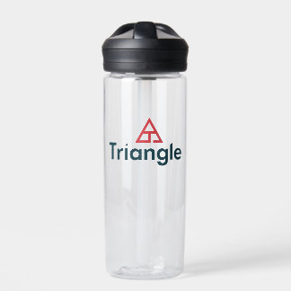 Triangle Stacked Logo Water Bottle