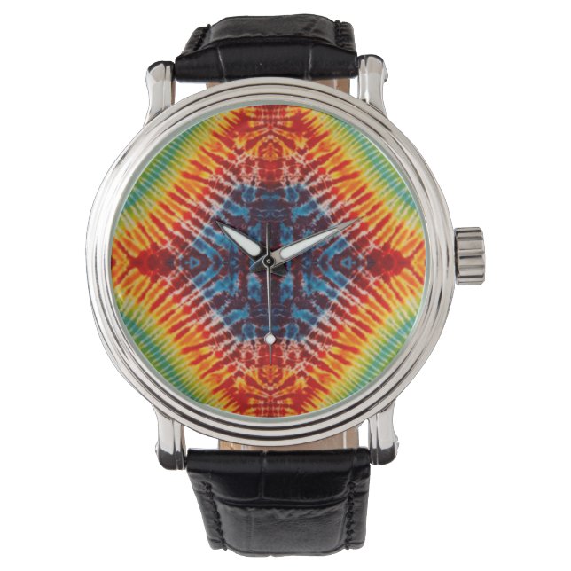 Triangle Tie Dye Watch (Front)
