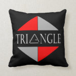 Triangle Triangles Throw Pillow