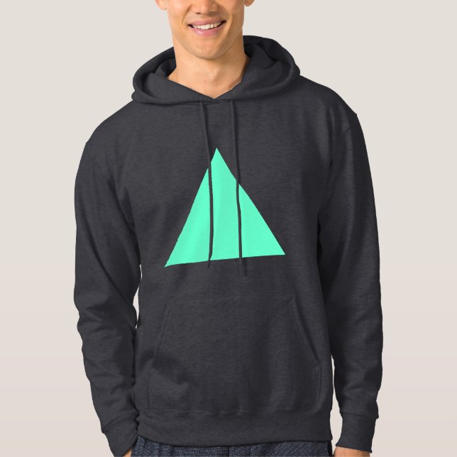 Triangle - Turquoise Hoodie (Front)