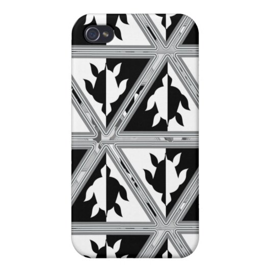Triangle Turtle iPhone Case Case For iPhone 4 (Back)