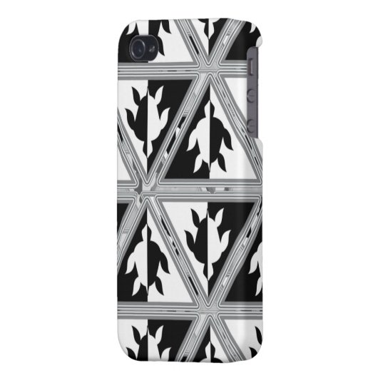 Triangle Turtle iPhone Case Case For iPhone 4 (Back Left)