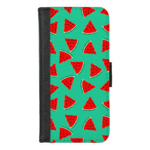 Triangle Watermelon Pattern iPhone 8/7 Wallet Case
