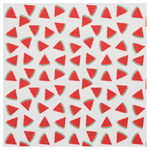 triangle watermelons fabric