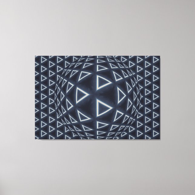 Triangle World Canvas Print (Front)