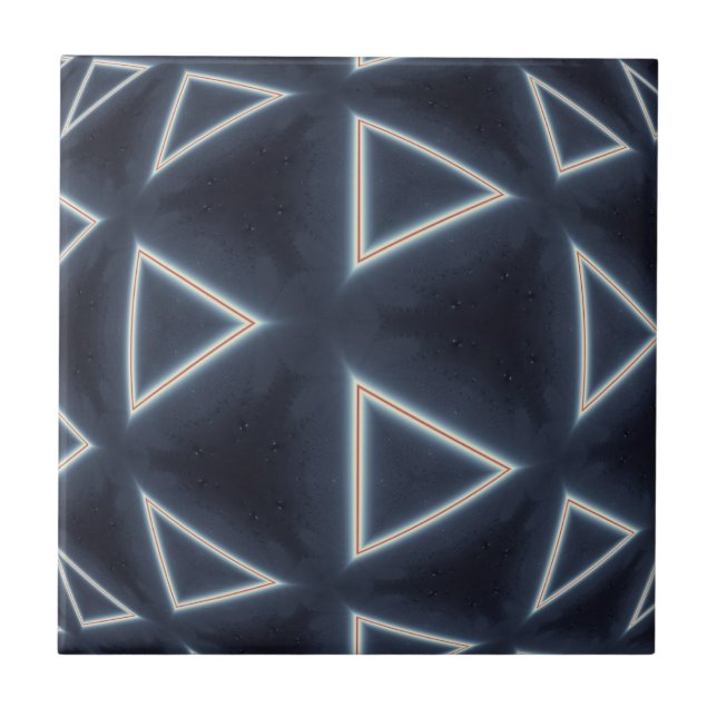 Triangle World Ceramic Tile (Front)