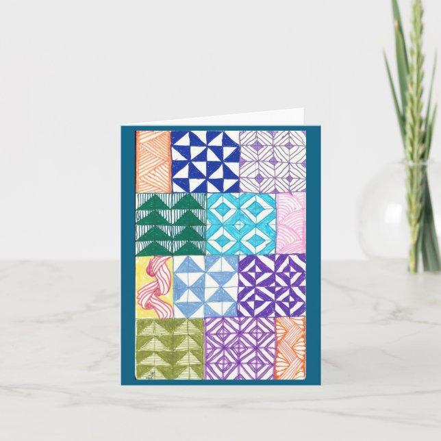Triangles Card (Front)