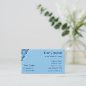 Triangles Decoration Business Card (Standing Front)