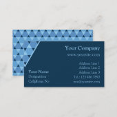 Triangles Decoration Business Card (Front/Back)