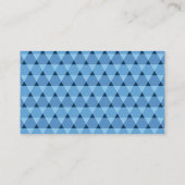 Triangles Decoration Business Card (Back)