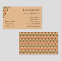 Triangles Decoration Business Card