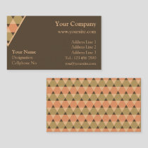 Triangles Decoration Business Card