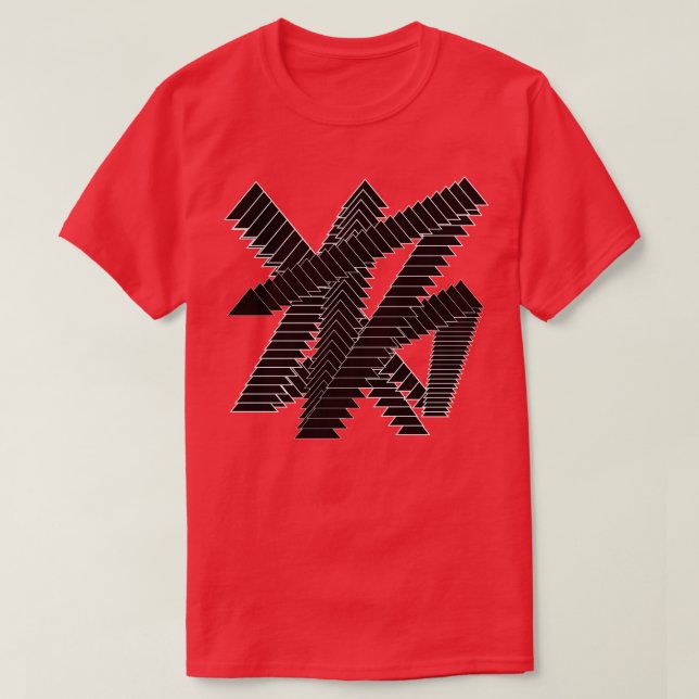 triangles design T-Shirt (Design Front)