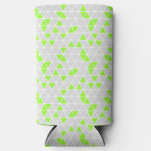 Triangles foam slim seltzer can coolers