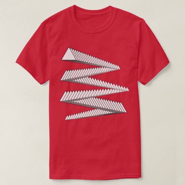 Triangles geometric design T-Shirt (Design Front)
