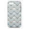 Triangles Geometric Pattern iPhone Case - Blue