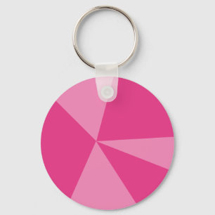 Triangles geometric pattern keychain