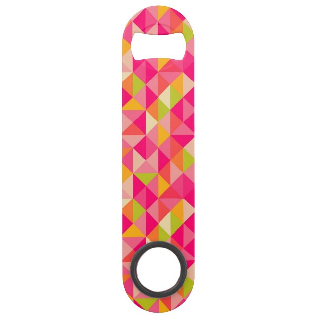 Triangles geometrical pattern bar key (Front)