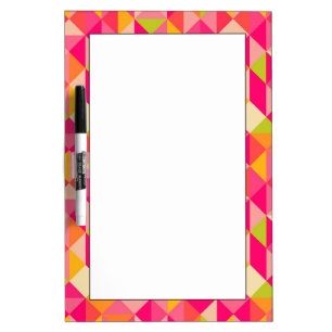 Triangles geometrical pattern Dry-Erase board