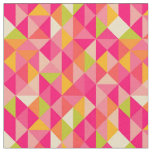 Triangles geometrical pattern fabric