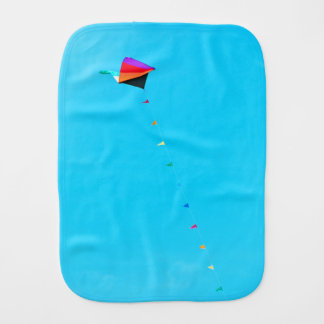 Triangles in the Sky Baby Burp Cloth