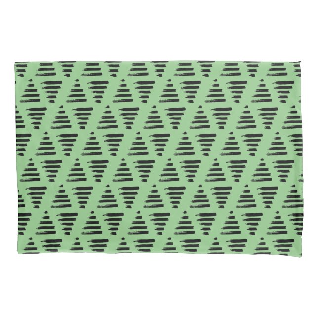Triangles + Lines Pillow Case (Front)