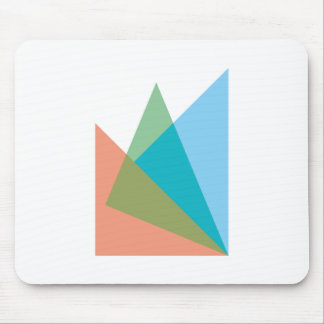 triangles mouse pad