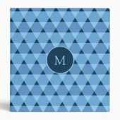 Triangles Pattern 3 Ring Binder (Front)