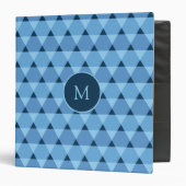 Triangles Pattern 3 Ring Binder (Front/Inside)