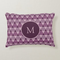 Triangles Pattern Accent Pillow