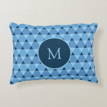 Triangles Pattern Accent Pillow