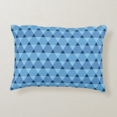 Triangles Pattern Accent Pillow (Back)