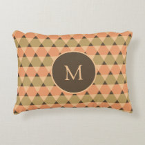Triangles Pattern Accent Pillow