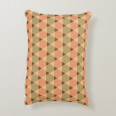 Triangles Pattern Accent Pillow (Back(Vertical))