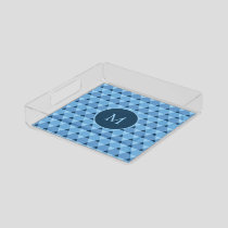 Triangles Pattern Acrylic Tray