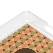 Triangles Pattern Acrylic Tray (Corner)