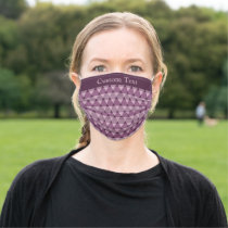 Triangles Pattern Adult Cloth Face Mask