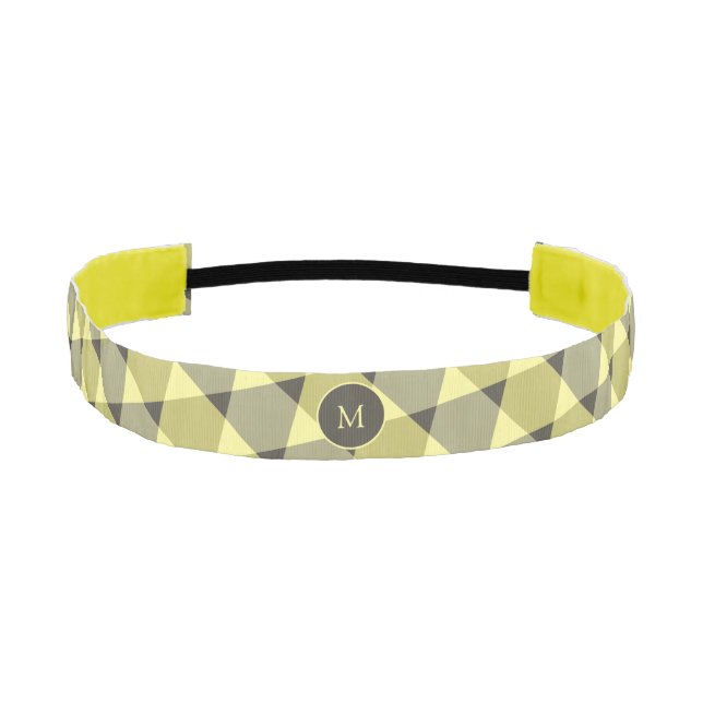Triangles Pattern Athletic Headband (Front)