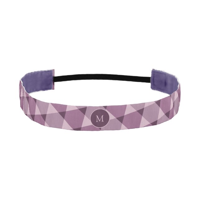 Triangles Pattern Athletic Headband (Front)