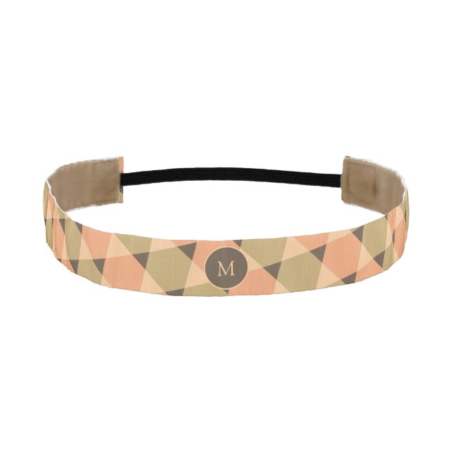Triangles Pattern Athletic Headband (Front)