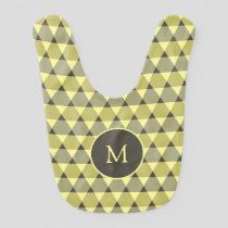 Triangles Pattern Baby Bib