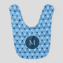 Triangles Pattern Baby Bib