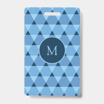 Triangles Pattern Badge
