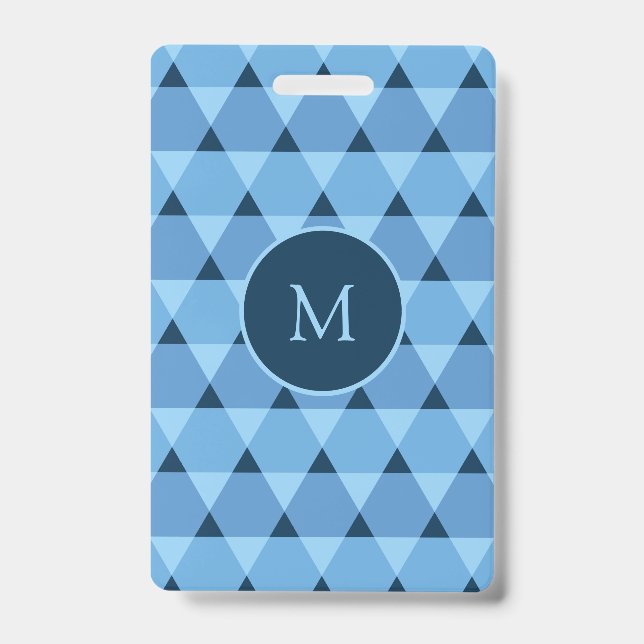 Triangles Pattern Badge (Front)