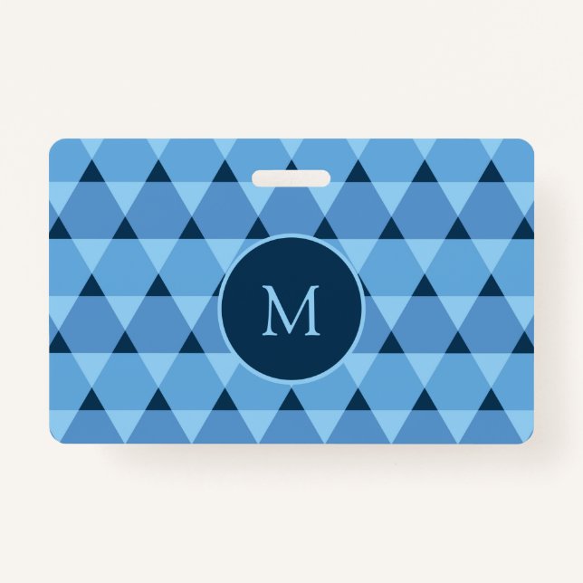 Triangles Pattern Badge (Front)